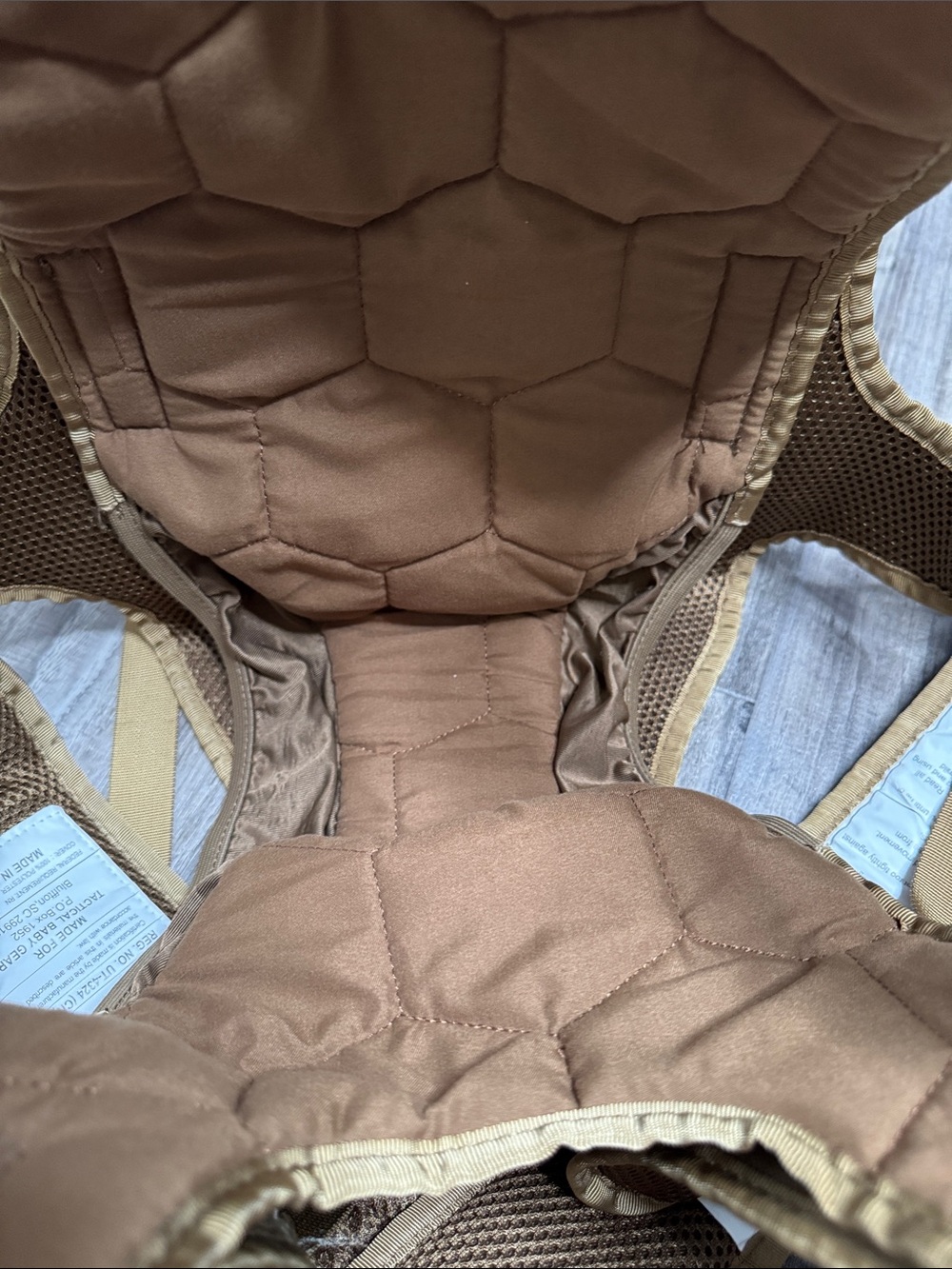 Tactical Baby Gear TBG Carrier Coyote Brown Men’s Dad - Picture 4 of 6